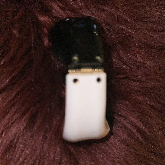 Black and white Vennerie cuff style chunky  Clamper Bangle Bracelet - Picture 6 of 16